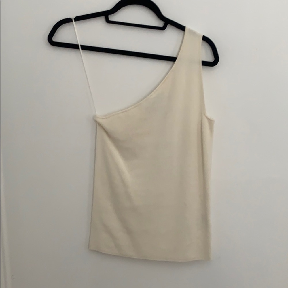 Off the Shoulder Cream Top